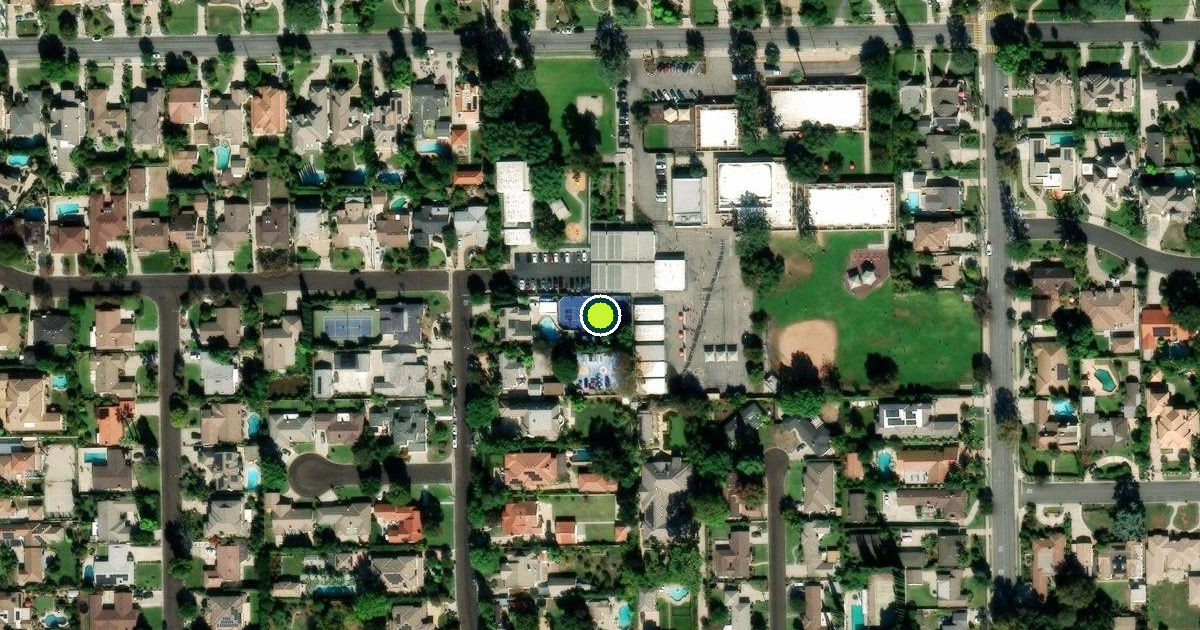 Satellite view of Arcadia Pickleball Courts