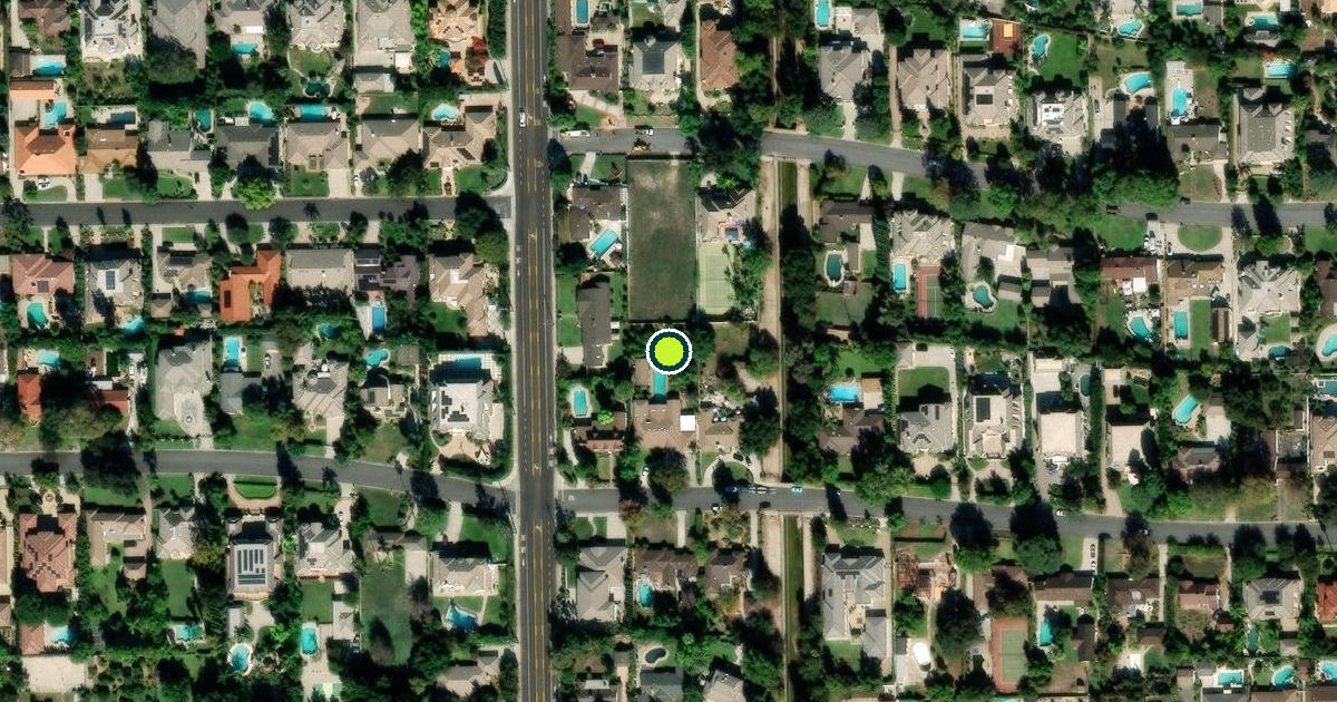 Satellite view of Arcadia Pickleball Courts