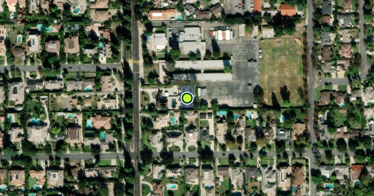 Satellite view of Arcadia Pickleball Courts