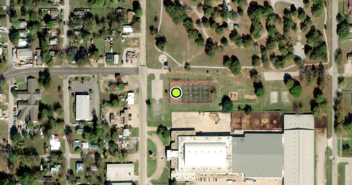 Satellite view of Ardmore Pickleball Courts