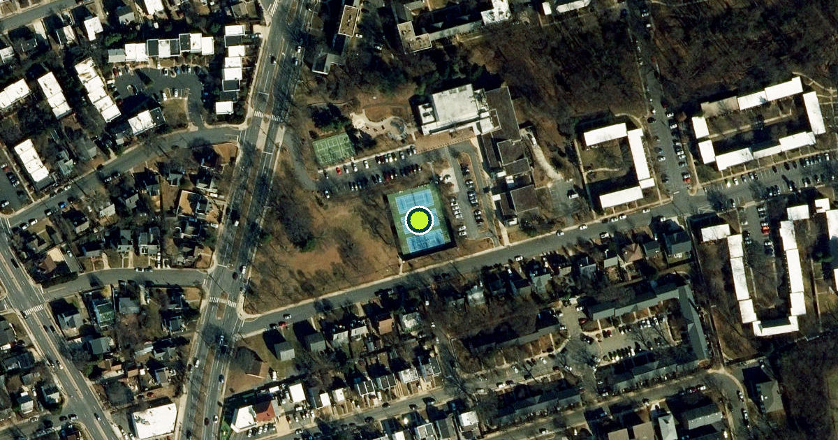 Satellite view of Arlington County Pickleball Courts