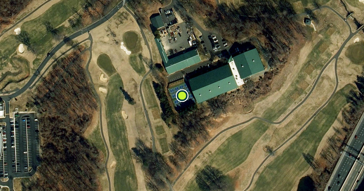 Satellite view of Arlington County Pickleball Courts