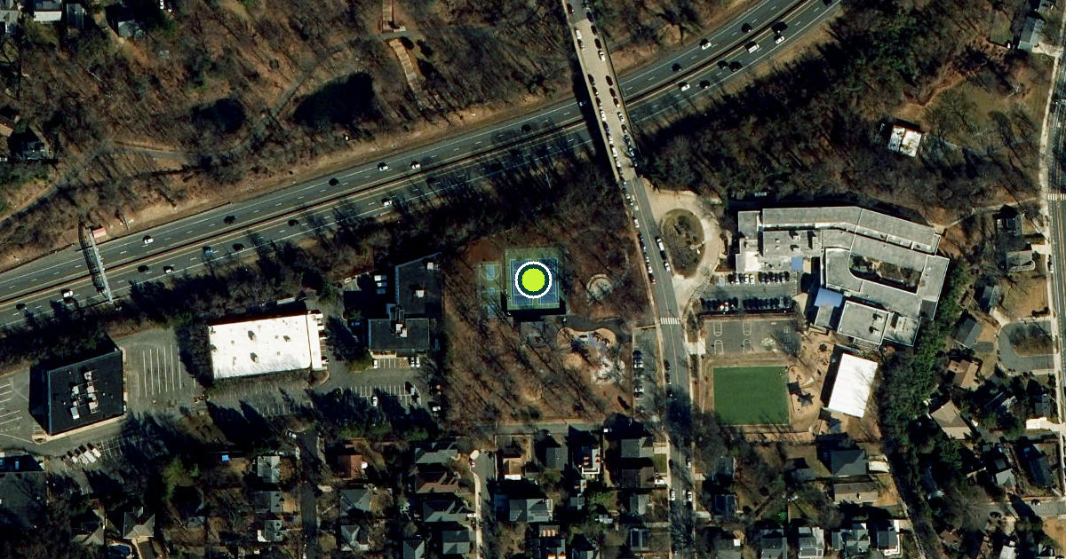 Satellite view of Arlington County Pickleball Courts
