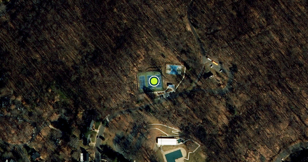 Satellite view of Arlington County Pickleball Courts