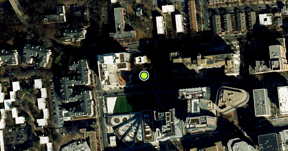 Satellite view of Arlington County Pickleball Courts