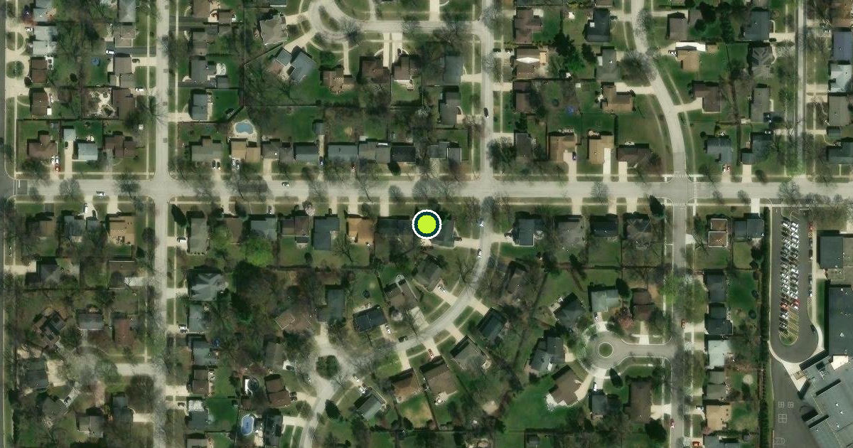 Satellite view of Arlington Heights Pickleball Courts