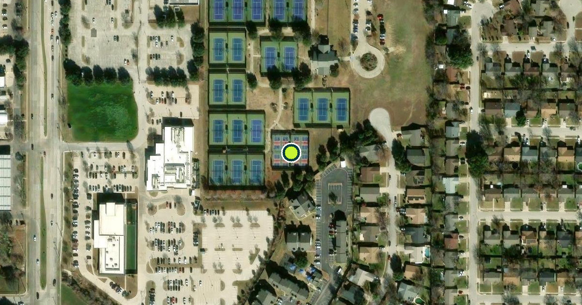 Satellite view of Arlington Pickleball Courts