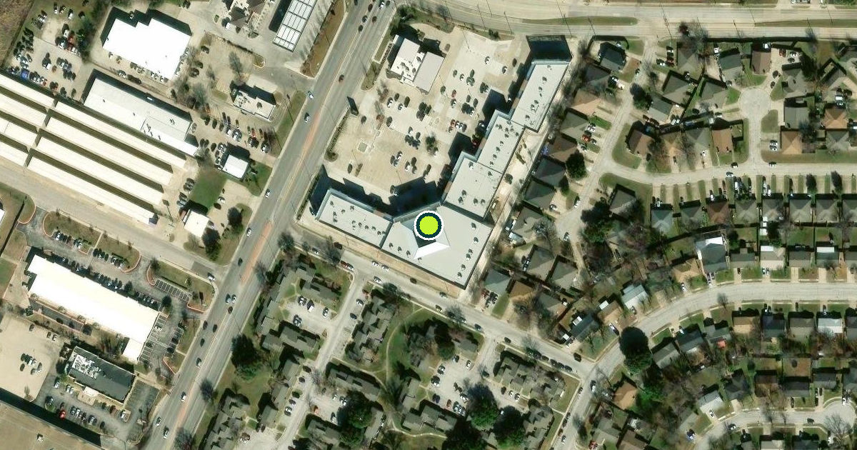 Satellite view of Arlington Pickleball Courts