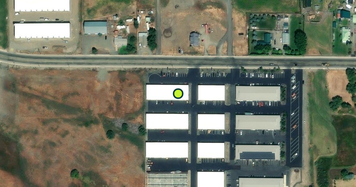 Satellite view of Armory Pickleball Ellensburg