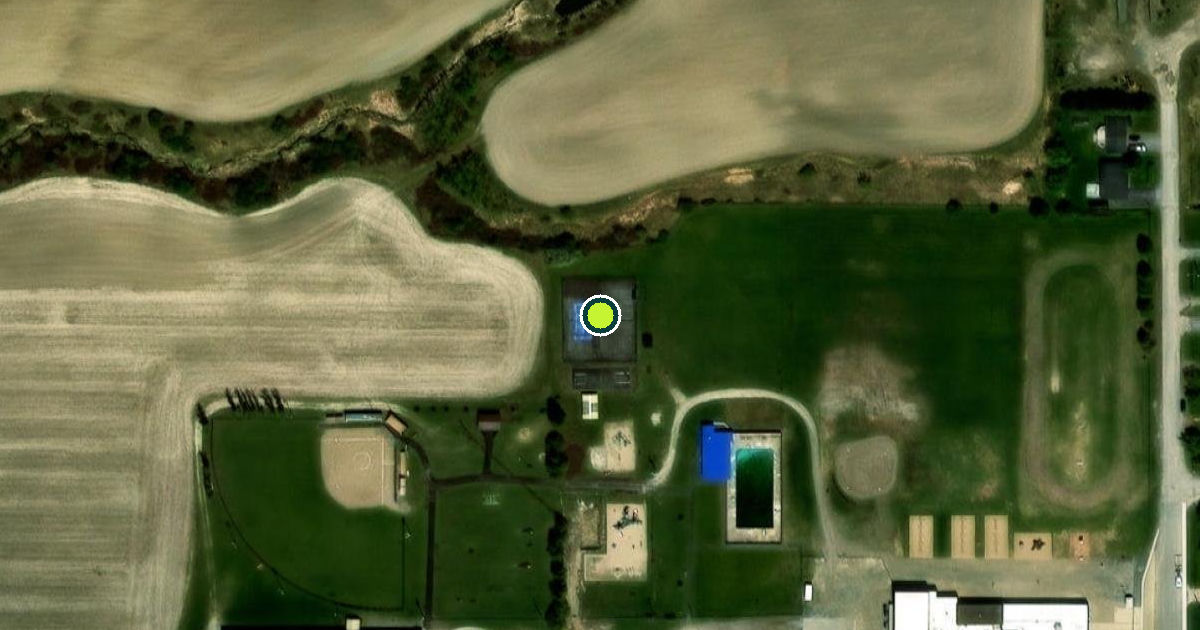 Satellite view of Armstrong Township Pickleball Courts