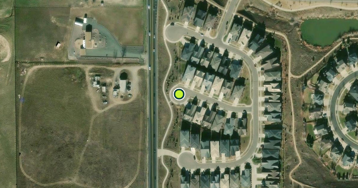 Satellite view of Arvada Pickleball Courts