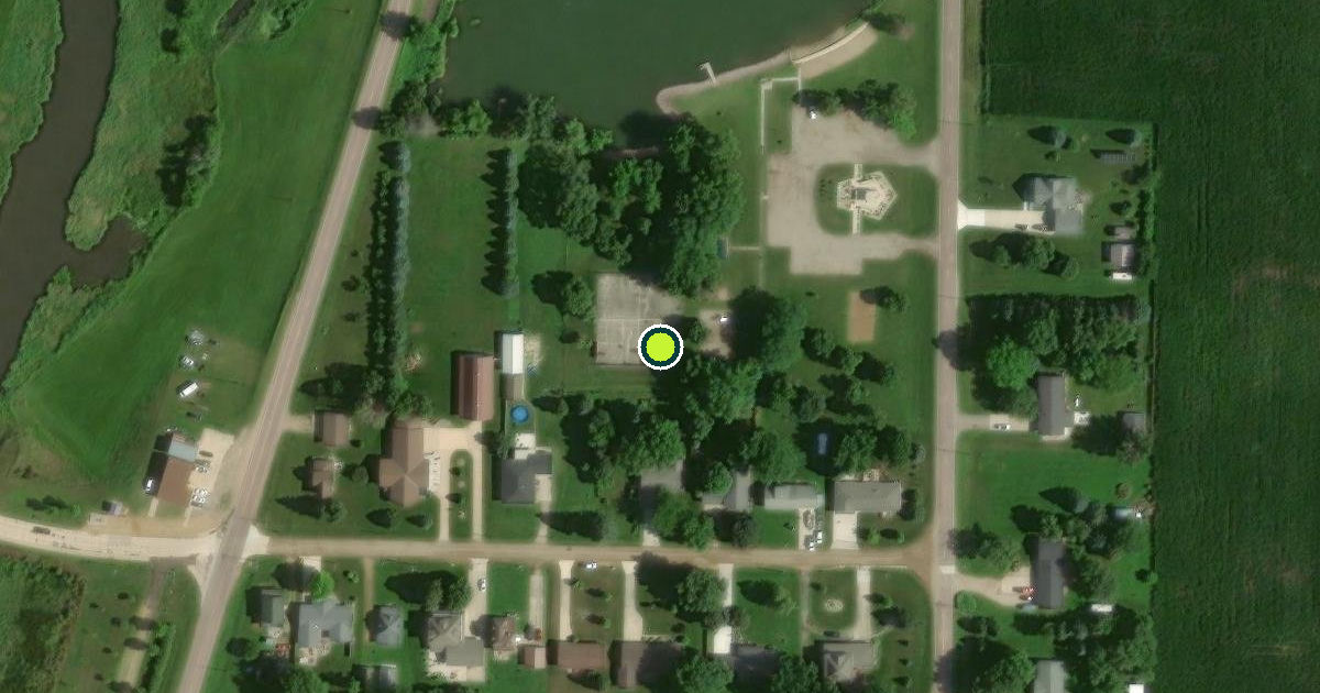 Satellite view of Ashton Pickleball Courts