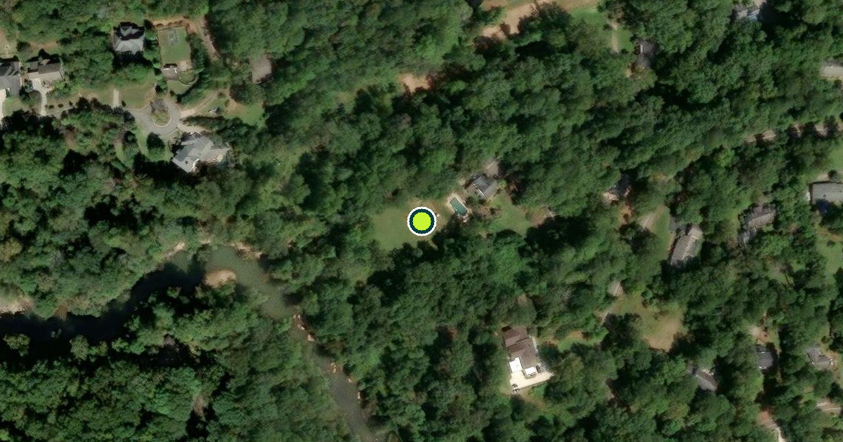 Satellite view of Athens Pickleball Courts