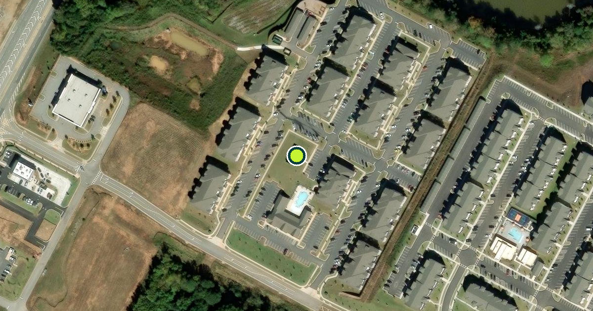 Satellite view of Athens Pickleball Courts