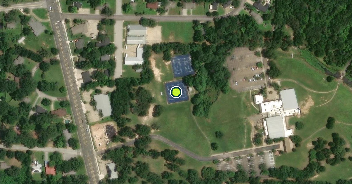 Satellite view of Athens Pickleball Courts
