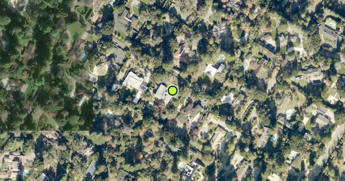 Satellite view of Atherton Pickleball Courts
