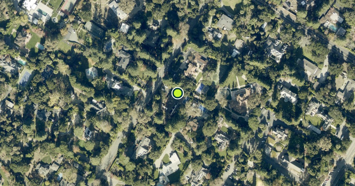 Satellite view of Atherton Pickleball Courts