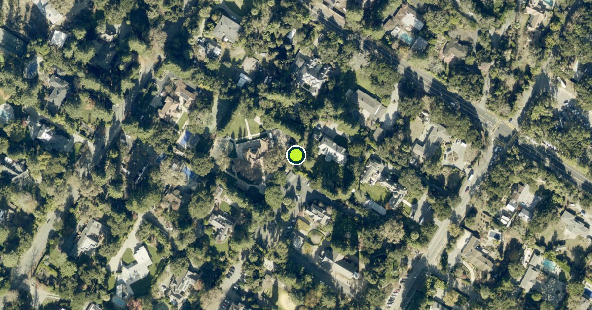 Satellite view of Atherton Pickleball Courts