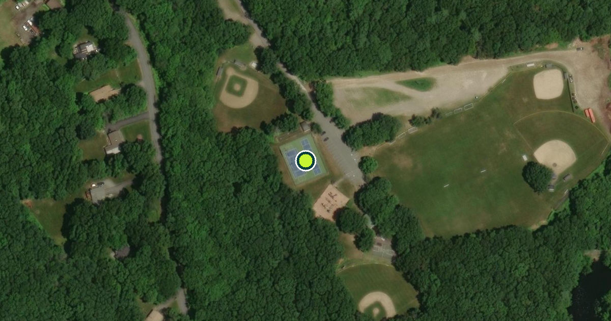 Satellite view of Atkinson Pickleball Courts