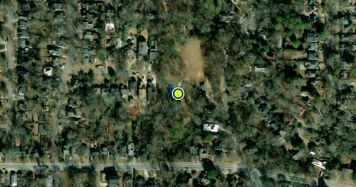 Satellite view of Atlanta Pickleball Courts