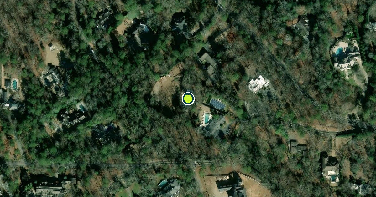 Satellite view of Atlanta Pickleball Courts