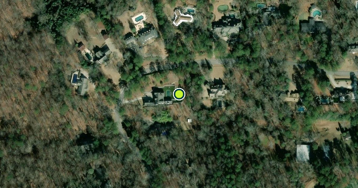 Satellite view of Atlanta Pickleball Courts