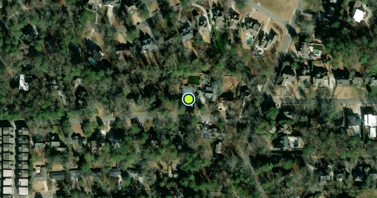 Satellite view of Atlanta Pickleball Courts