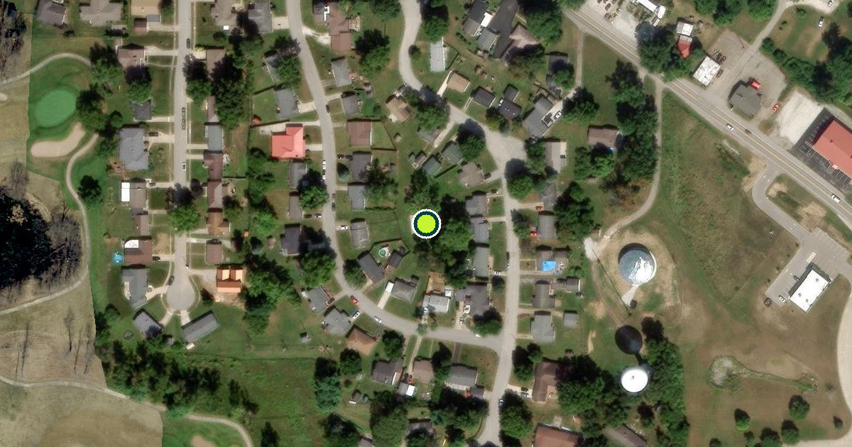 Satellite view of Attica Pickleball Courts