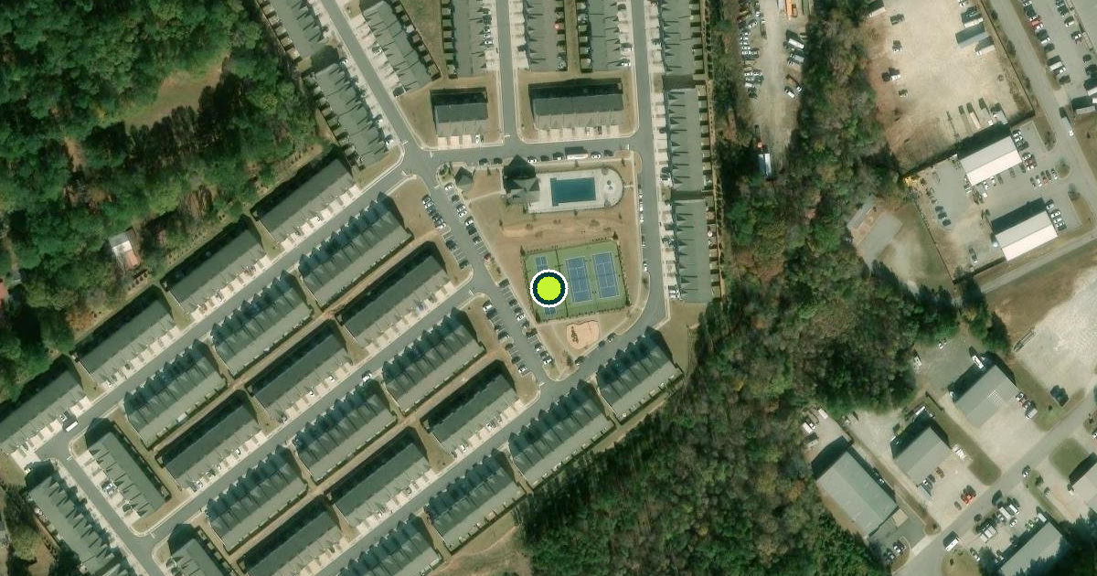 Satellite view of Auburn Pickleball Courts