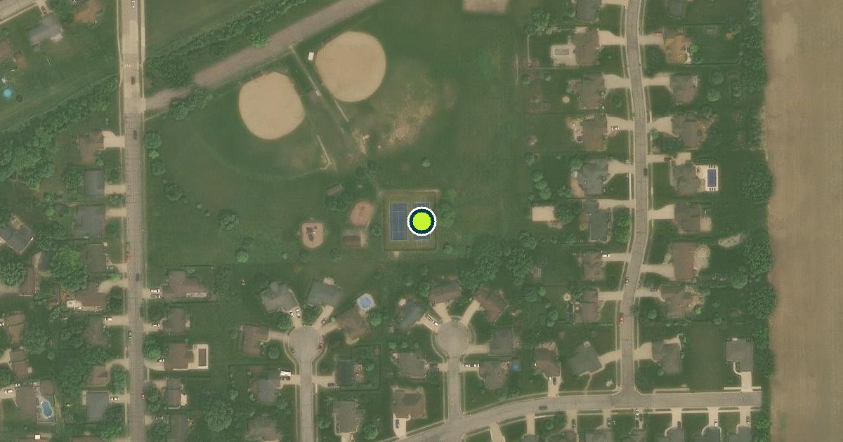 Satellite view of Auburn Pickleball Courts