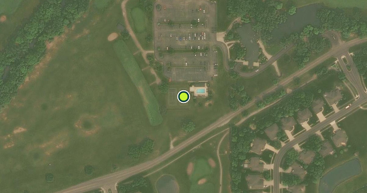 Satellite view of Auburn Pickleball Courts