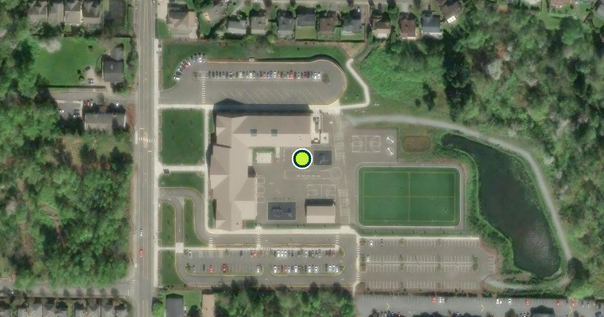 Satellite view of Auburn Pickleball Courts