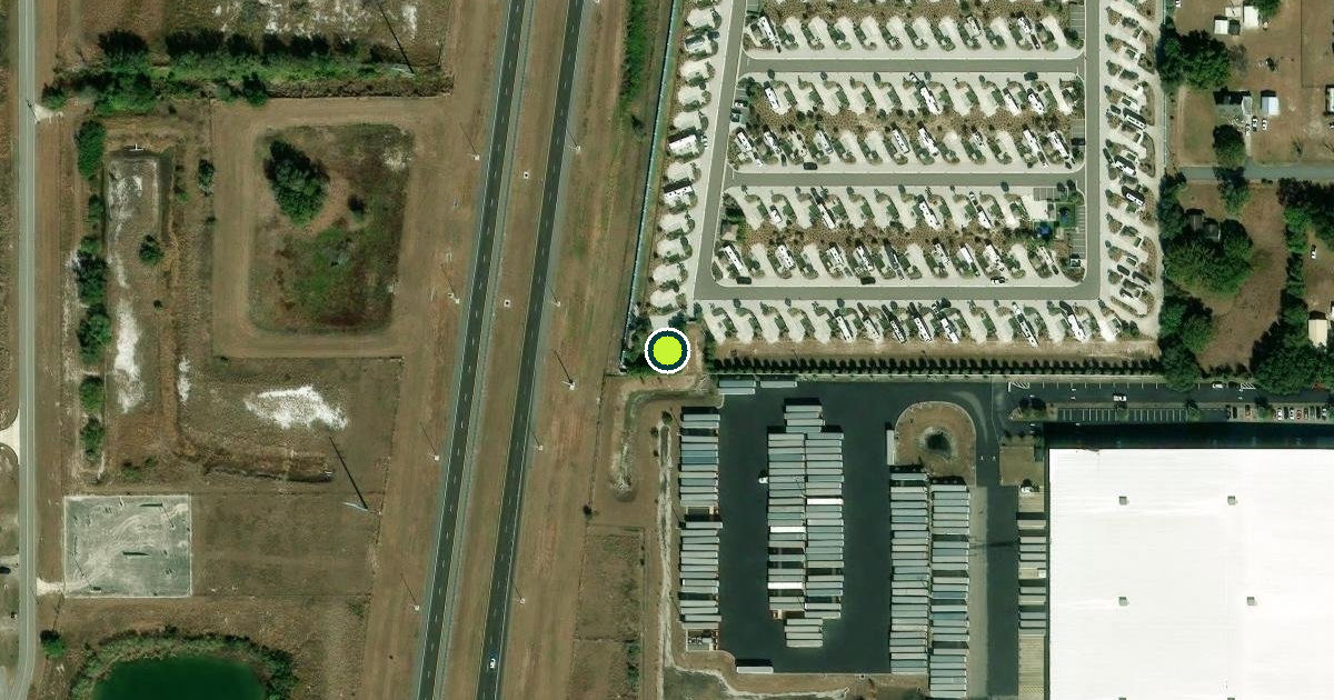 Satellite view of Auburndale Pickleball Courts