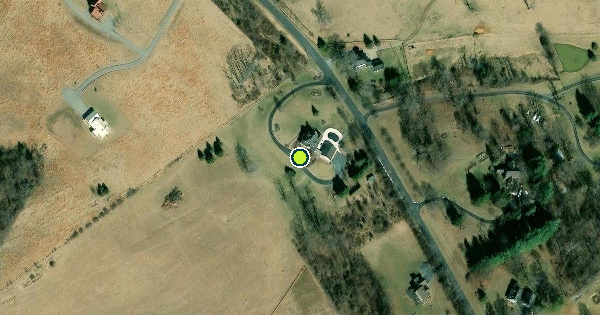 Satellite view of Augusta County Pickleball Courts