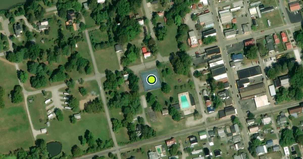 Satellite view of Augusta Pickleball Courts