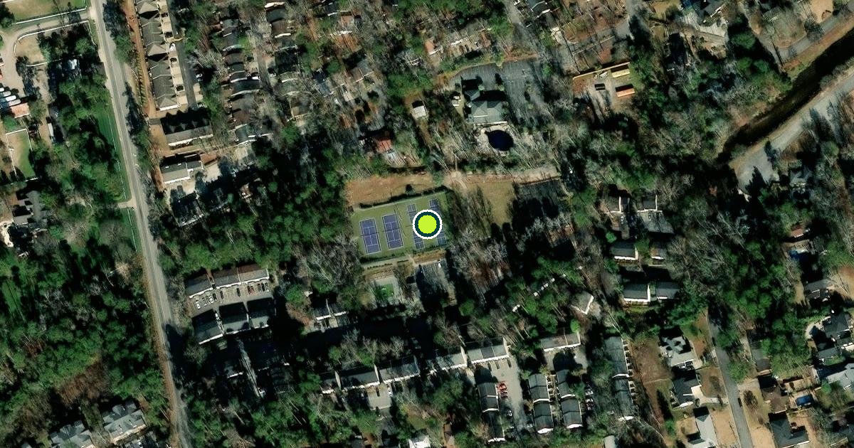Satellite view of Augusta Pickleball Courts
