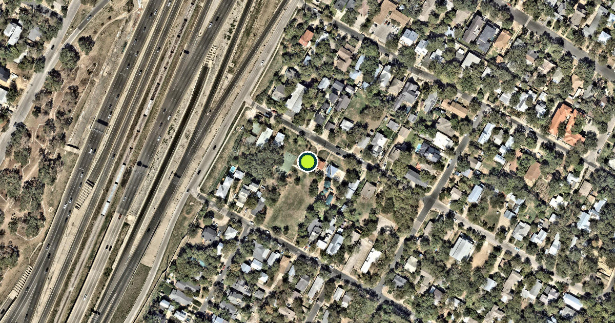 Satellite view of Austin Pickleball Courts