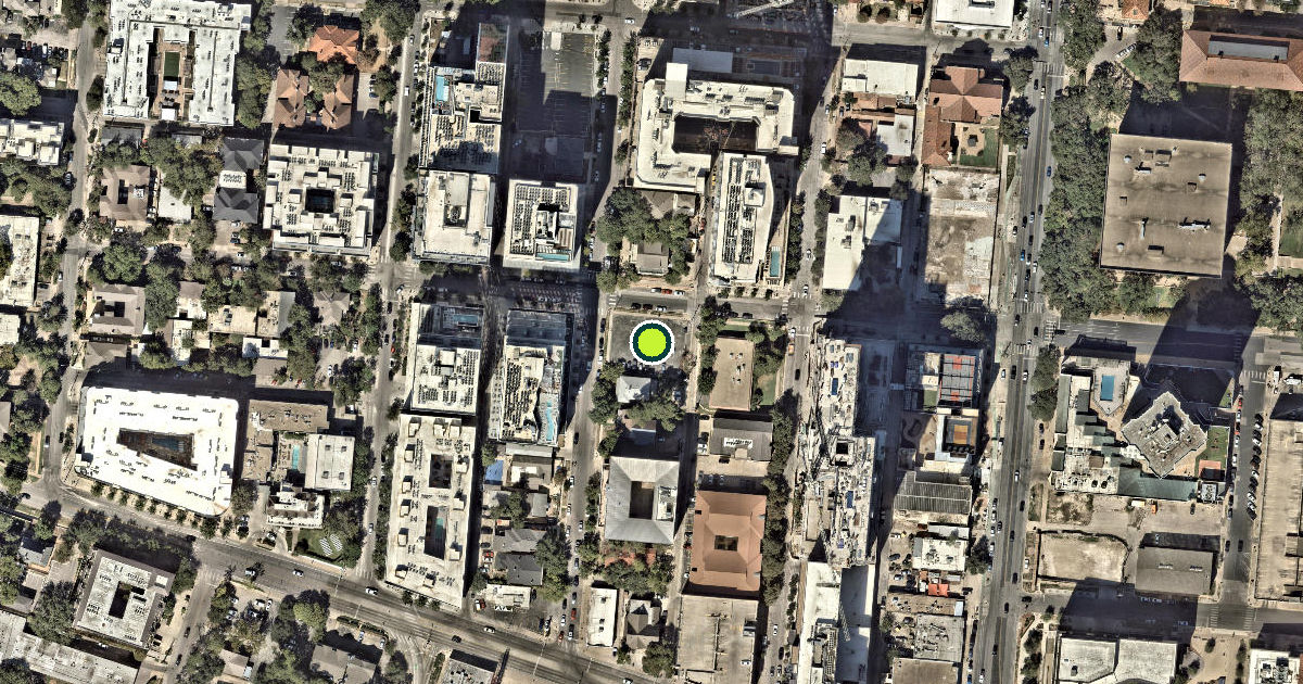 Satellite view of Austin Pickleball Courts