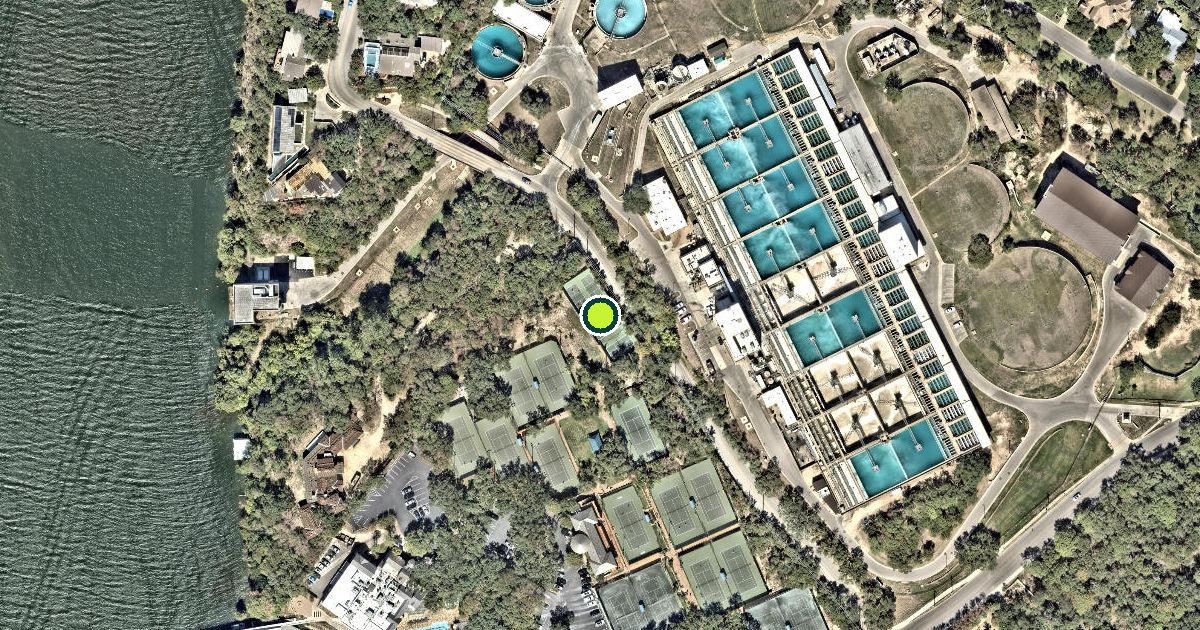 Satellite view of Austin Pickleball Courts