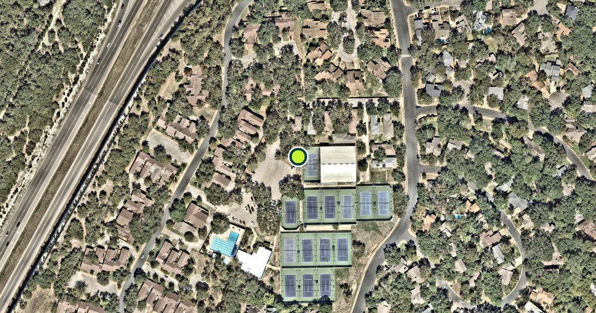 Satellite view of Austin Pickleball Courts