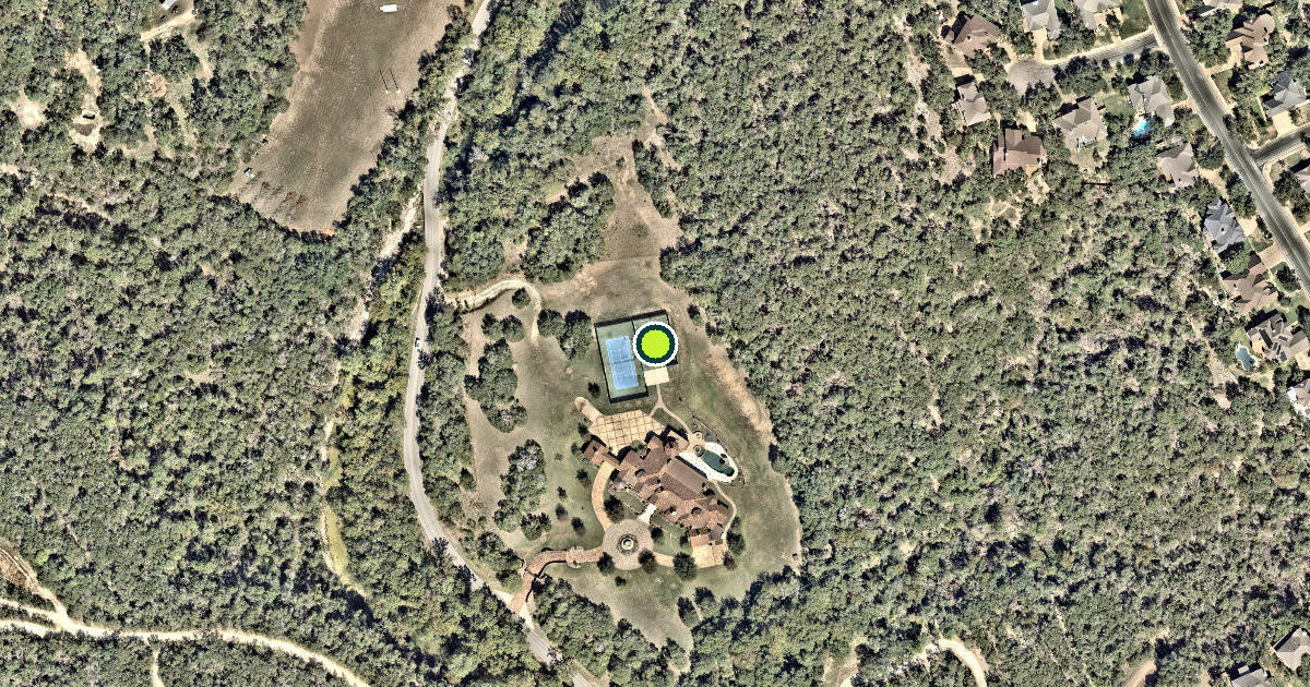 Satellite view of Austin Pickleball Courts