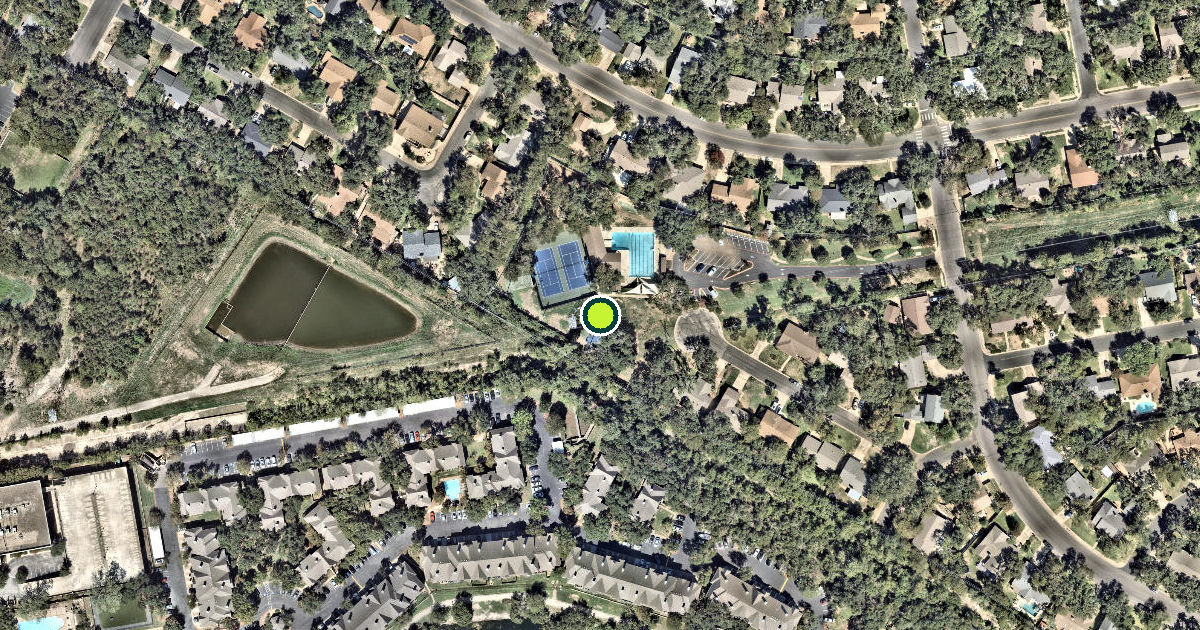 Satellite view of Austin Pickleball Courts