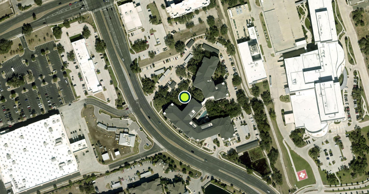 Satellite view of Austin Pickleball Courts