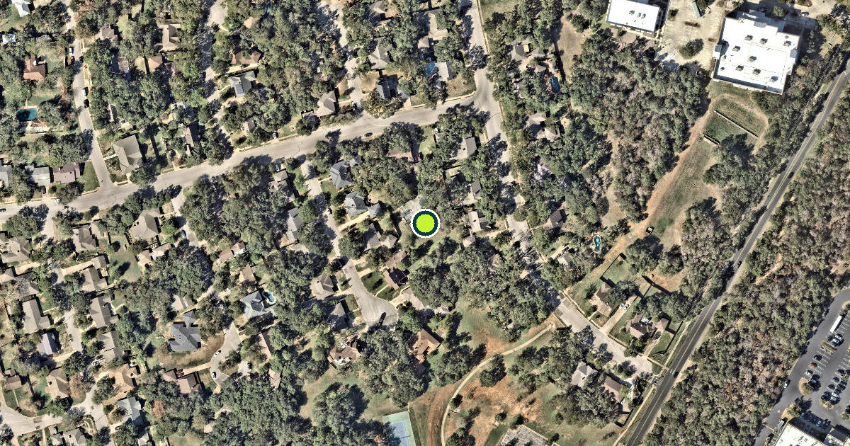 Satellite view of Austin Pickleball Courts