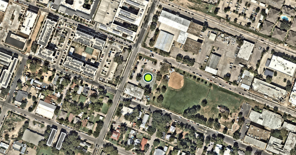 Satellite view of Austin Pickleball Courts