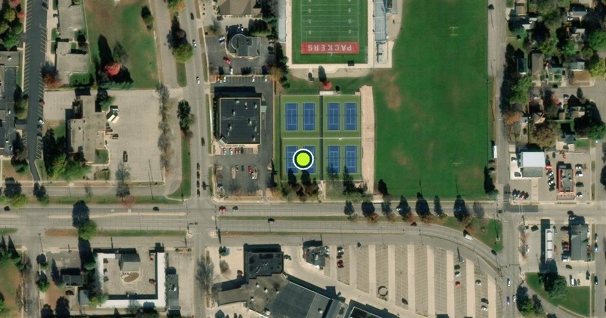 Satellite view of Austin Pickleball Courts