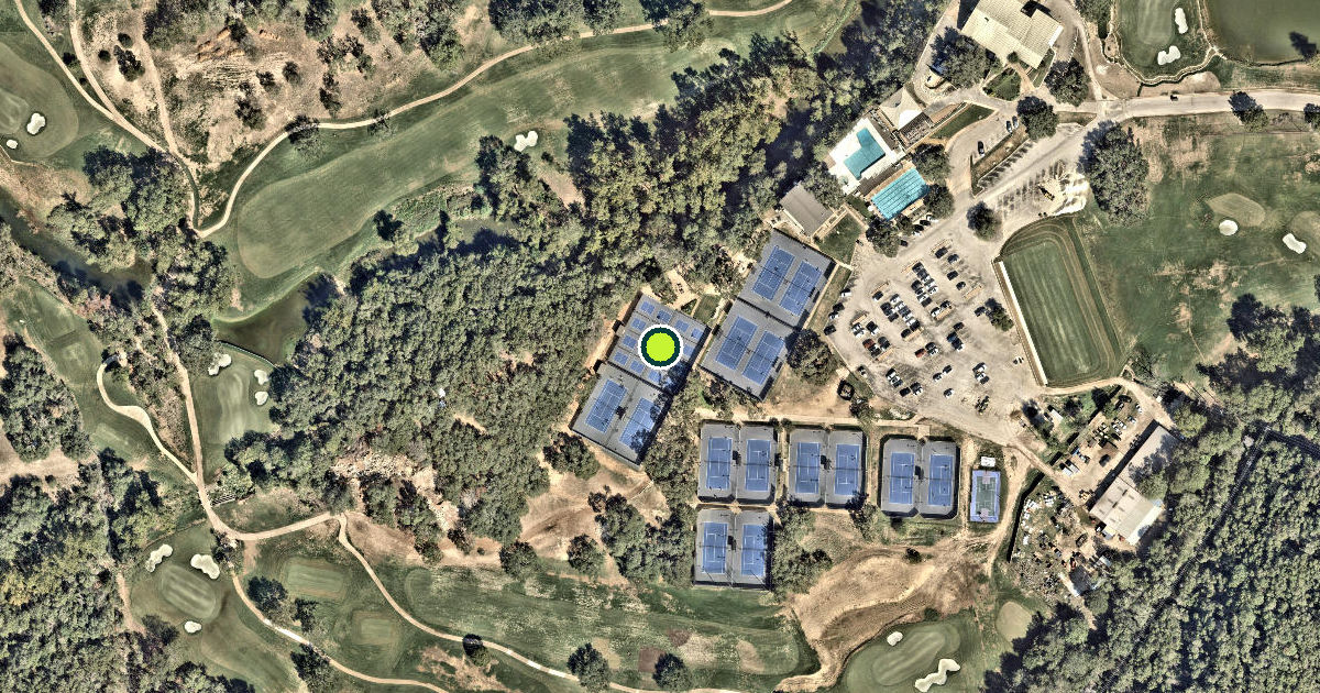 Satellite view of Austin Pickleball Courts
