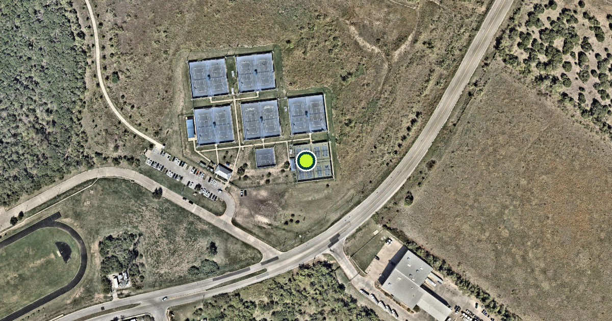 Satellite view of Austin Tennis Center