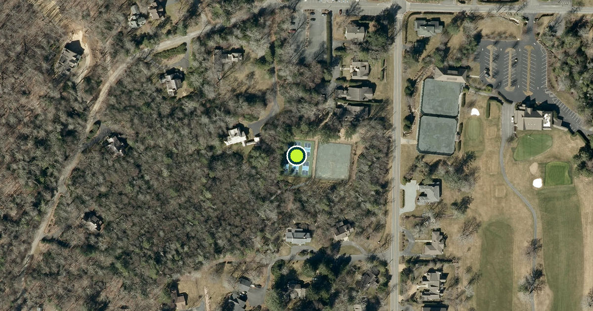 Satellite view of Avery County Pickleball Courts