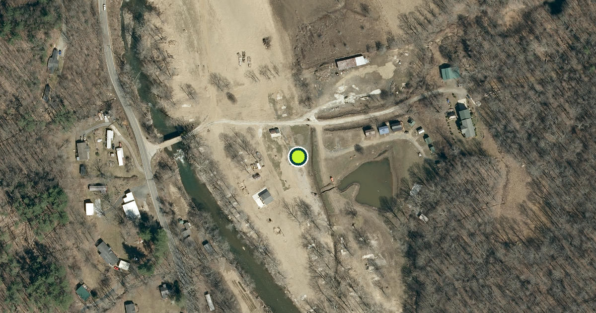Satellite view of Avery County Pickleball Courts